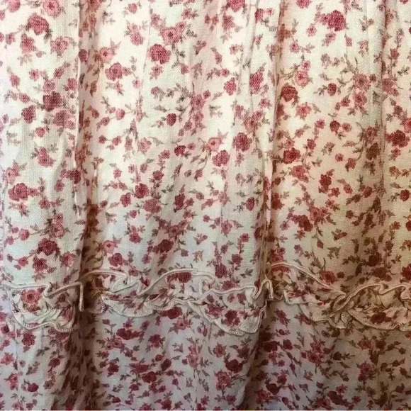 TRIXXI Women’s Size Medium Ruffle Trim Pink Mini Floral Summer Halter Dress NWT - Picture 6 of 15